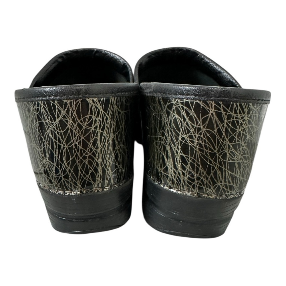 Dansko Professional Multi Scribble Patent Leather clogs size 40 - Picture 3 of 7